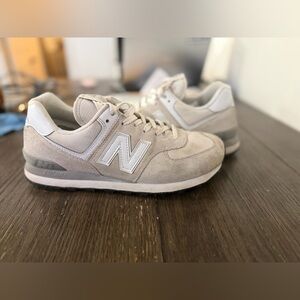 New Balance Light Gray Sneakers. Women’s 10.5 or men’s 9